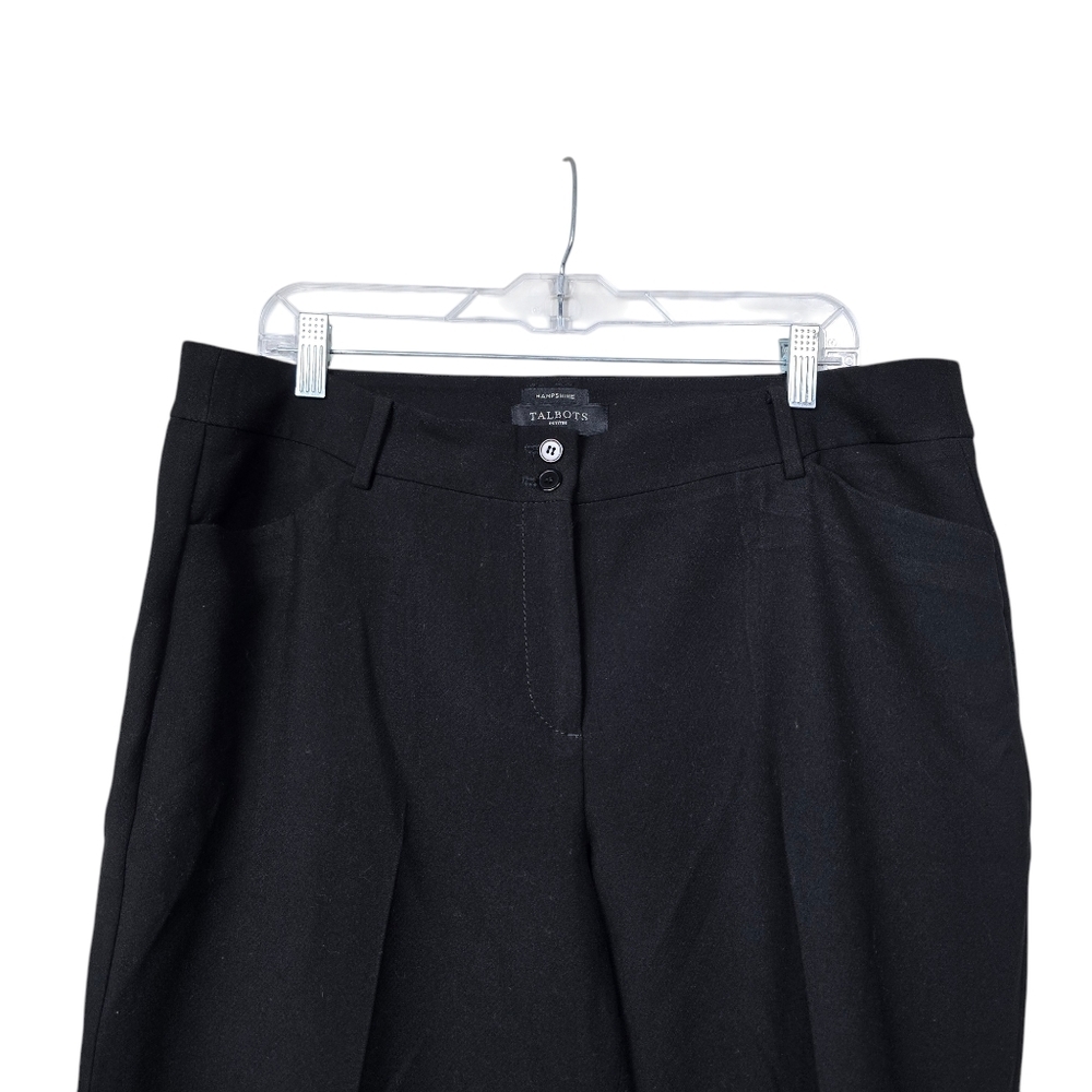 Talbots Hampshire Black Pants Petite 16 - Picture 2 of 10